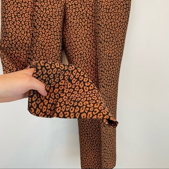 KATE SPADE flora leopard jacquard pant - Picture 4 of 6